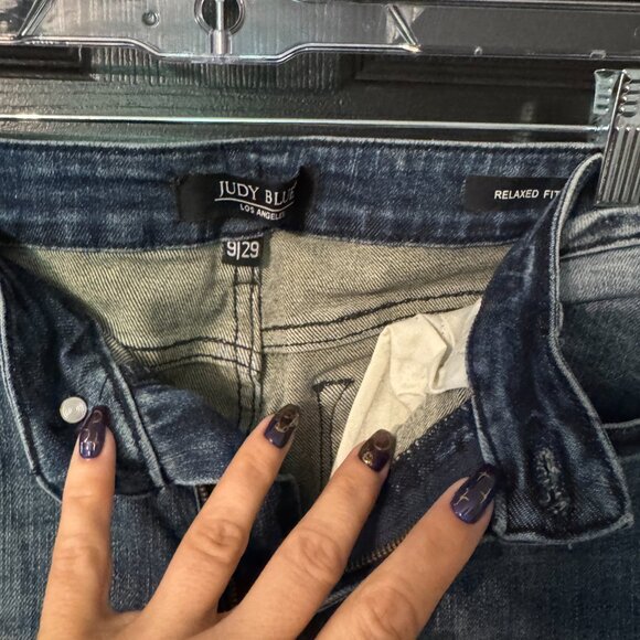 Womens Judy Blue Stretch Denim Relaxed Fit 9/29 - Picture 2 of 3